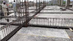 آرماتور بندی و نصب صفحه ستونها